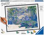 Ravensburger - CreArt ART COLLECTION Monet: Le ninfee, Kit per Dipingere con i Numeri