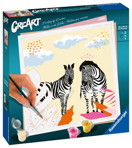 CreArt Serie Trend quadrati - Zebra
