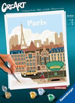 Ravensburger - CreArt City: Parigi, Kit per Dipingere con i Numeri