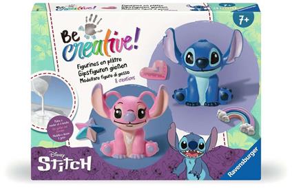 Ravensburger - Be Creative Maxi: Creazioni in gesso: Stitch, attività creativa, a partire da 7 anni