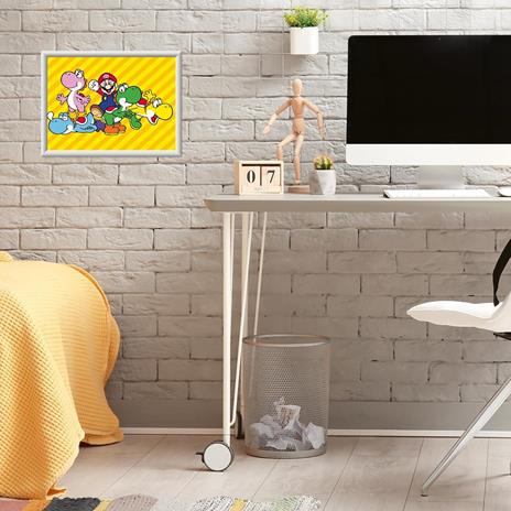 Ravensburger - CreArt Serie D, Super Mario, Dipingere con i Numeri, Kit Pittura Bambini, Cornice Inclusa 9+ Anni, 18x13 cm - 5