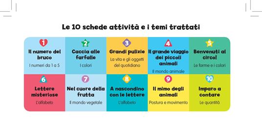 Ravensburger - I Miei Giochi del Primo Anno di Scuola dell'Infanzia, 10 Schede con Attività Creative, Gioco educativo - 4