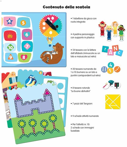 Ravensburger - I Miei Giochi del Secondo Anno di Scuola dell'Infanzia, 10 Schede con Attività Creative, Gioco educativo - 8