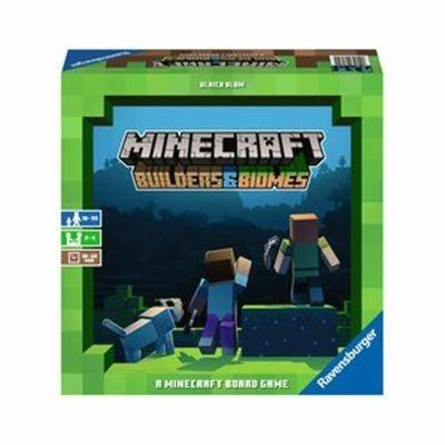 Ravensburger - Minecraft Builders & Biomes, Versione Italiana, Gioco da Tavolo Strategico, 2-4 Giocatori, 10+ Anni - 2