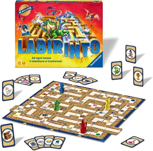 Ravensburger  Labirinto 35th Anniversary, Gioco Da Tavolo, Da 2 A 4 Giocatori, 7+ Anni - 4