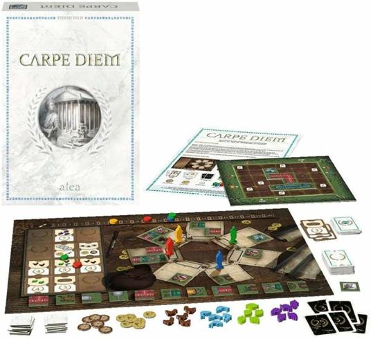 Ravensburger - Alea Carpe Diem, Versione Italiana, Gioco di Strategia, 2-4 Giocatori, 10+ Anni - 3