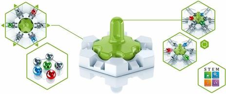 Ravensburger Gravitrax Balls & Spinner - Biglie e mulinello, Gioco Innovativo Ed Educativo Stem, 8+, Accessorio - 2