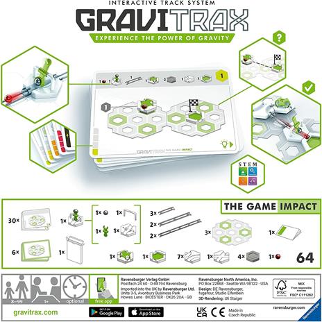 Ravensburger - Gravitrax The Game Impact, Gioco di Carte Innovativo Ed Educativo Stem, 8+ Anni - 4