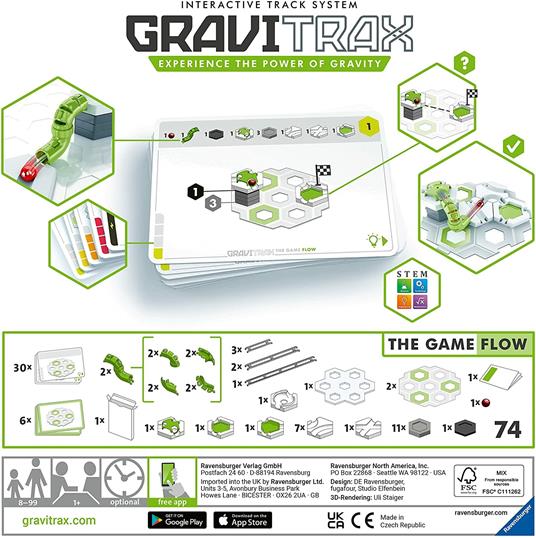 Ravensburger - Gravitrax The Game Flow, Gioco di Carte Innovativo Ed Educativo Stem, 8+ Anni - 4