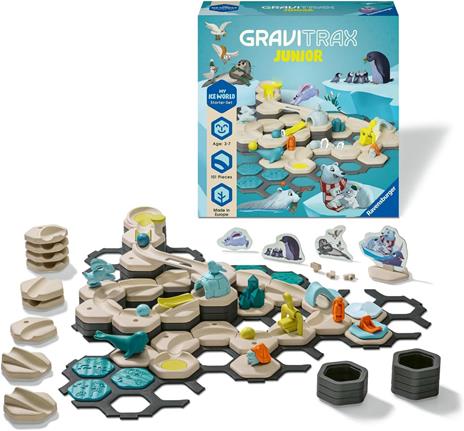 GraviTrax Ravensburger 27060, set di biglie per bambini L Ice 27060, giochi educativi e di costruzione dai 3 anni in su - 4