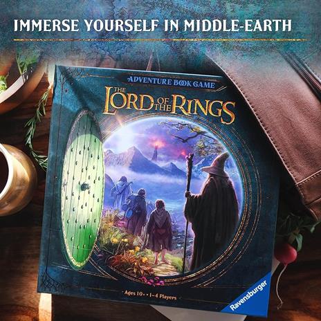 Ravensburger Lord of the Rings - Libro di avventura, giochi da tavolo, dai 10 anni in su, da 1 a 4 giocatori, nero - 4