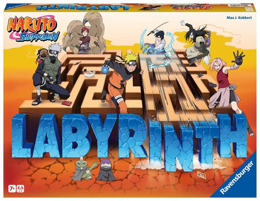 Ravensburger – Labirinto Naruto, Gioco Da Tavolo, Da 2 a 4 Giocatori, 7+  Anni - Ravensburger - Giochi di ruolo e strategia - Giocattoli