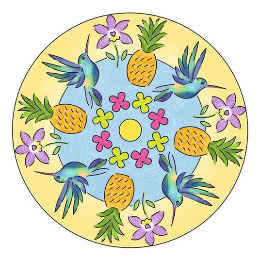 Ravensburger - Mandala Designer Midi, Flamingo & Friends, Gioco Creativo per Disegnare, Bambini 6+ Anni - 7