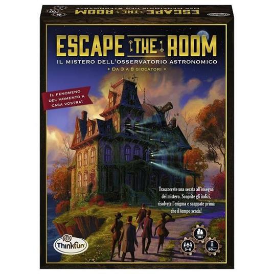 ThinkFun - Escape The Room: Il Mistero dell'Osservatorio, Gioco di Logica da Tavolo per Adulti, 3-8 Giocatori, Età 10+ Anni - 6