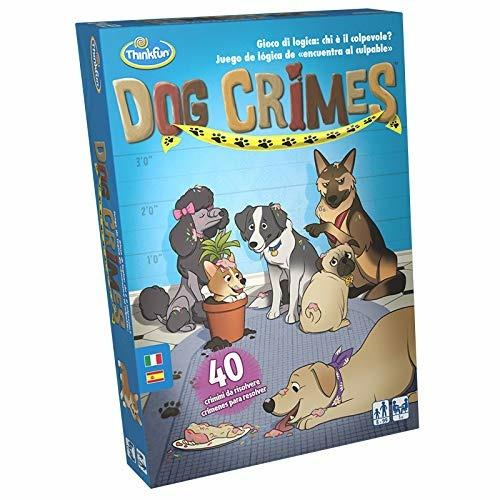 ThinkFun - Dog Crimes, 40 Crimini Canini da Risolvere, Gioco di Logica per Bambini Età 8+ Anni - 2