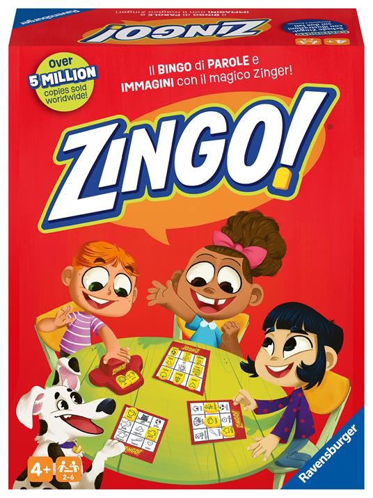 Ravensburger - Zingo! - Gioco da tavolo per bambini, Gioco educativo per  bambini, 4+ anni - Ravensburger - Children's Games - Giochi di ruolo e  strategia - Giocattoli