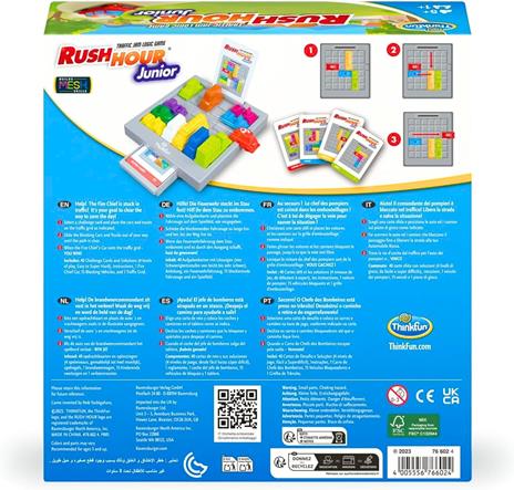 Ravensburger ThinkFun Rush Hour Junior, Gioco da Tavolo per Tutta la Famiglia, 1+ Giocatori, 5+ Anni - 2