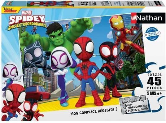 Puzzle da 45 pezzi di Spidey e i suoi amici