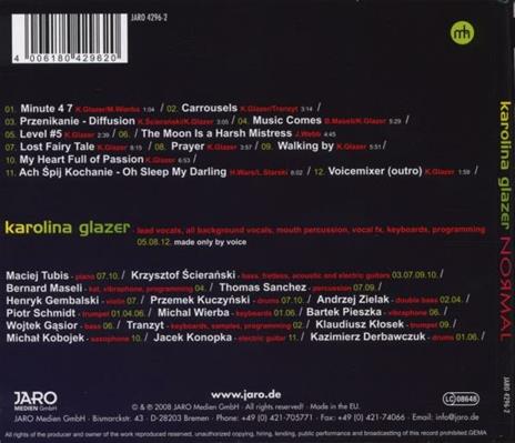 Normal - CD Audio di Karolina Glazer - 2
