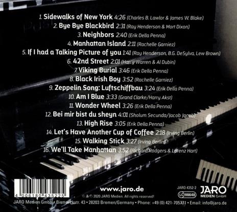 An Evening In New York - CD Audio di Rachelle Garniez,Erik Della Penna - 2