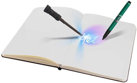 Dickie Toys Tom Riddle's - Taccuino magico, motivo: bacchetta magica, formato DIN A5, colore: Nero - 3