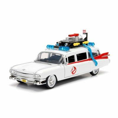 Ghostbusters. Ecto-1 In Scala 1.24 Die-Cast, Funzionamento A Ruota Libera, Parti Apribili - 3