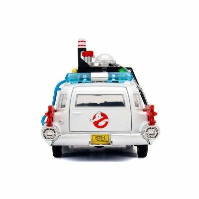 Ghostbusters. Ecto-1 In Scala 1.24 Die-Cast, Funzionamento A Ruota Libera, Parti Apribili - 8