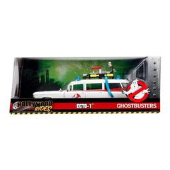 Ghostbusters. Ecto-1 In Scala 1.24 Die-Cast, Funzionamento A Ruota Libera, Parti Apribili
