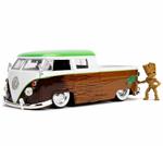 Hollywood Rides. Marvel: Bus Truck del 1963 con Groot (Scala 1:24)