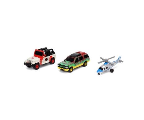 Jada Toys Jurassic Park Nano Cars Set di modelli di auto