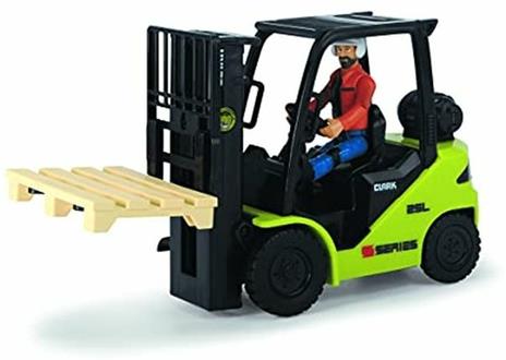 Dickie Toys Muletto Clark In Scala 1 24 Cm. 16 Con Personaggio - 2