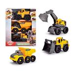 Dickie Toys set 3 veicoli da cantiere Volvo