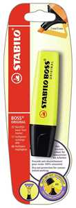 Cartoleria Evidenziatore - STABILO BOSS ORIGINAL - Pack da 1 - Giallo STABILO