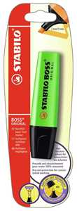 Cartoleria Evidenziatore - STABILO BOSS ORIGINAL - Pack da 1 - Verde STABILO