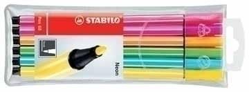 Pennarello Premium - STABILO Pen 68 - Astuccio da 6 - Colori fluo