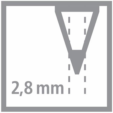 Matita colorata acquarellabile - STABILOaquacolor - Scatola in Metallo da 12 - Colori assortiti - 9