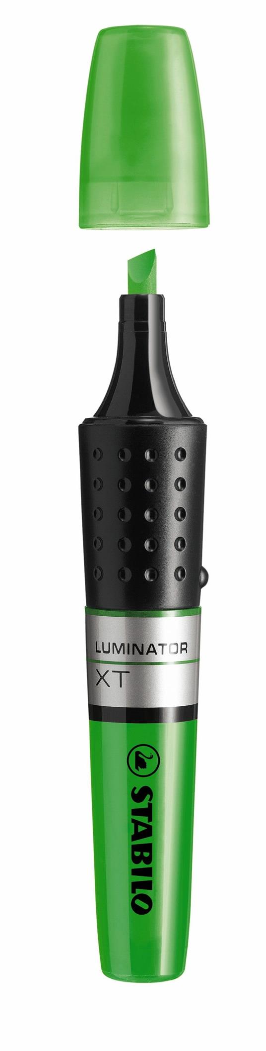 Evidenziatore - STABILO LUMINATOR - lunga durata e doppio tratto (2 + 5 mm) - Verde