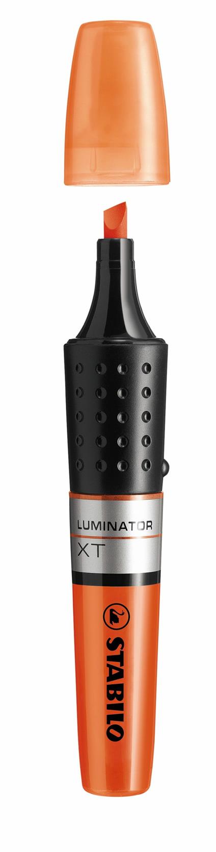 Evidenziatore - STABILO LUMINATOR - lunga durata e doppio tratto (2 + 5 mm) - Arancione