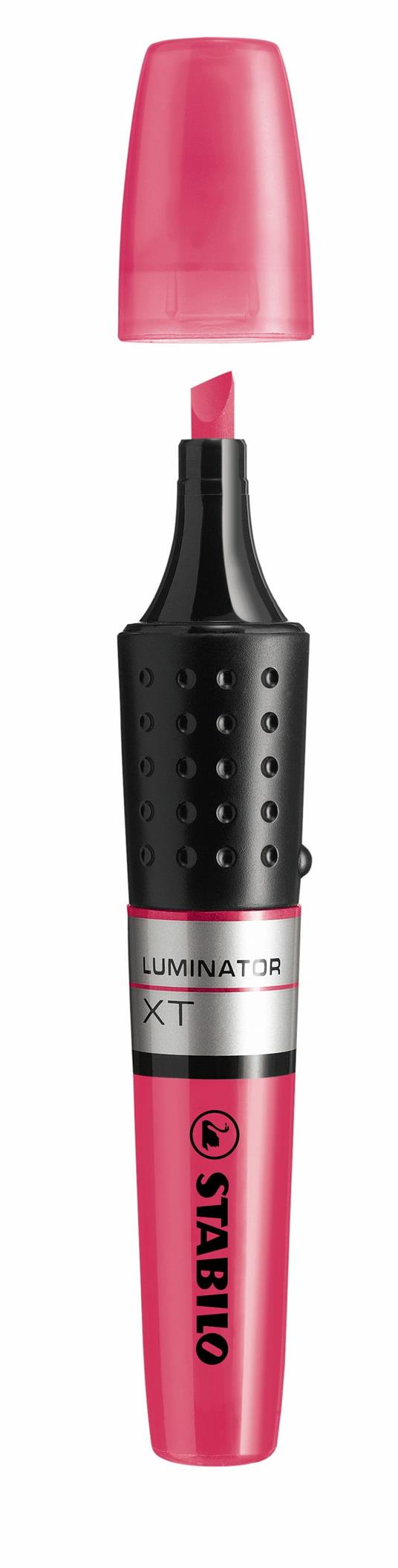 Evidenziatore - STABILO LUMINATOR - lunga durata e doppio tratto (2 + 5 mm) - Rosa