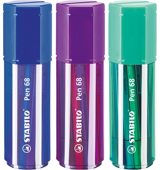 Pennarello Premium - STABILO Pen 68 Big Pen Box - Astuccio da 20 - Colori assortiti