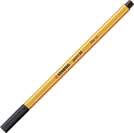 Fineliner - STABILO point 88 - Astuccio da 10 - Colori assortiti - 2