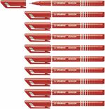 STABILO Sensor penna tecnica Rosso 10 pezzo(i)