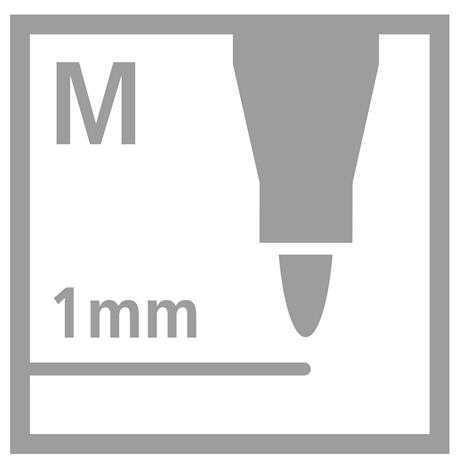 Pennarello Premium - STABILO Pen 68 - Scatola in Metallo da 10 - Colori assortiti - 111