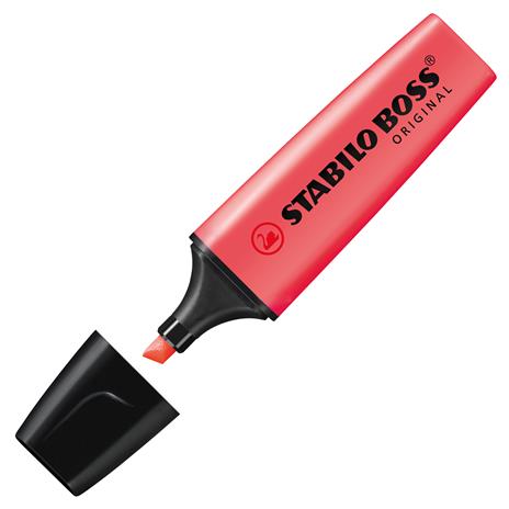 Evidenziatore - STABILO BOSS ORIGINAL - Rosso - 2