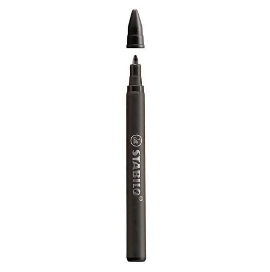 Cartuccia per Penna Roller ergonomica - STABILO EASYOriginal - Tratto M (0,5 mm) - Colore Nero