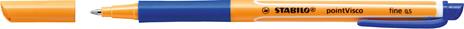 Penna Roller a inchiostro Gel - STABILO pointVisco - Astuccio da 4 - Colori assortiti - 3