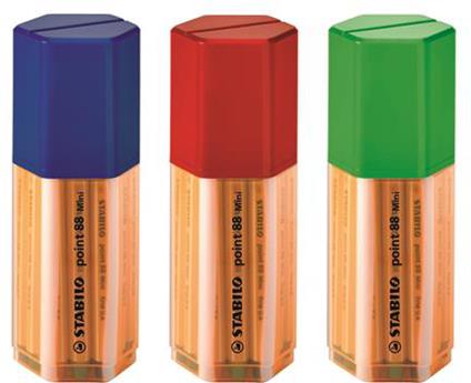 Fineliner - STABILO point 88 Mini - Box da 18 - Colori assortiti