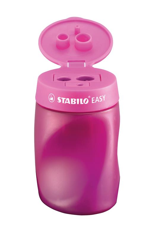 Temperamatite Ergonomico - STABILO EASYtemperino per Destrimani - Rosa - 3