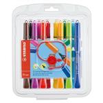 Pennarelli STABILO Cappi. Astuccio 12 colori