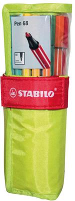 Pennarello Premium - STABILO Pen 68 - Rollerset con 25 Colori assortiti